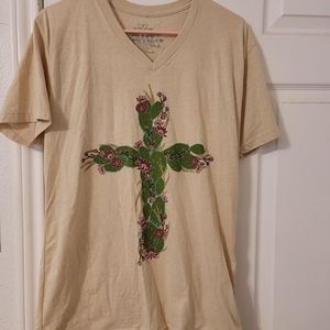 COPY - Crazy train cactus cross shirt